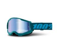 100% Strata 2 Goggle Stone / Blue Mirror Lens