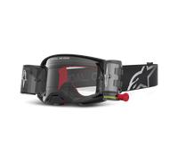 Gafas de Cross Alpinestars Supertech Firma Roll Off Negro/Plateado Negro,Plateado