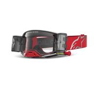 Gafas de Cross Alpinestars Supertech Firma Roll Off Rojo/Plateado Rojo,Plateado