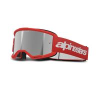 §Gafas MX Alpinestars Vision 3 Wordmark Rojo-Mirror Silver§