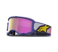 Alpinestars Vision 5 Drag Mirror Gafas de motocross, morado/rojo, Talla única