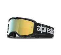Alpinestars Vision 5 Hone Mirror Gafas de motocross, Negro/Blanco, Talla única