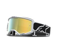 Alpinestars Vision 5 Rora Mirror Gafas de motocross, Negro/Blanco, Talla única