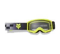FOX Main Collect Gafas de motocross para jóvenes, negro/amarillo