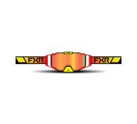 FXR Combat 2023 Gafas de motocross, rojo-amarillo