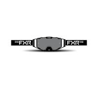 §Gafas de Cross FXR Combat Lente Ahumada Negro-Blanco§