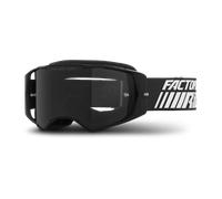 Gafas de Cross FXR Factory Ride Negro Negro