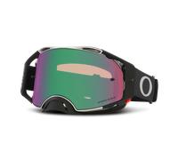 Gafas de Cross Oakley Airbrake Tuff Blocks Gunmetal Prizm Jade Gris plomo Negro Gris plomo Negro