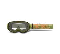 Gafas de Cross O'Neal B-10 Striped Transparente Verde/Naranja Verde,Naranja