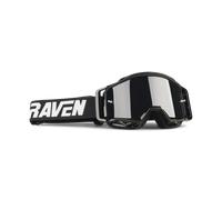 Gafas de Cross Raven Sniper Crew - Lente Ahumada Negro Negro