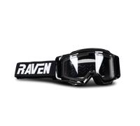 §Gafas de Cross Raven Sniper Crew Negras - Lente VentMax Transparente§