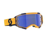 Scott Fury Chrome Gafas de motocross, negro-amarillo