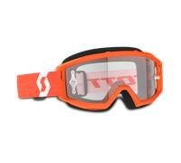 Scott Motocross Brille Primal Clear, Orange Weiß, 278598