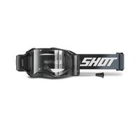 Shot Lite Solid Roll-Off Gafas de motocross, negro para Hombres