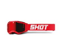 Gafas De Cross Shot Race Gear Assault 2.0 Solid 27 Rojo Brillante Rojo Brillante