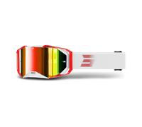 Gafas De Cross Shot Race Gear Lite Calm 27 Rojo Brillante Rojo Brillante
