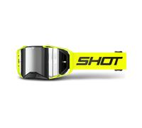 Gafas De Cross Shot Race Gear Lite Slash 27 Amarillo Neón Mate Amarillo Neón Mate