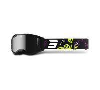 Gafas De Cross Shot Race Gear Rocket 2.0 Cartoon Youth 27 Negro Brillante Negro Brillante