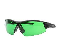 Gafas de Cultivo Hidropónicas para Interiores LED con Estuche para Gafas, Iluminación HPS, Protección de Luz LED, Bloqueo UV, Diseño Envolvente(Verde)