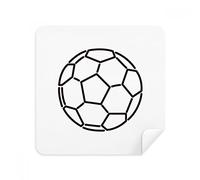 Gafas de deporte, color blanco y negro, de gamuza limpiadora de pantalla de gamuza, 2 unidades