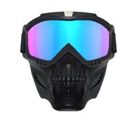 Gafas de equitación, gafas de moto con máscara facial extraíble - Gafas para moto, ciclismo todo terreno | Gafas calientes antiniebla, gafas de Airsoft Máscara Dirtbike