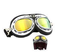Gafas de equitación para motocicleta, protección ocular retro para motocross, ajuste sobre gafas, gafas de al aire libre, gafas deportivas a prueba de golpes, lente resistente al viento