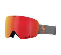 Gafas de esqu de contorno de giro - gafas de snowboard para hombres y mujeres - Carbon Vista View Correa con Vvida Ember/Vvidos Lentes infrarrojos