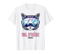 Gafas de esquí con diseño de Gato Val D'Isère Camiseta
