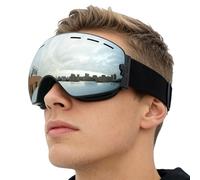 Gafas De Esquí Esféricas | Protección UV400 Anti-niebla Doble Lente | Gafas De Snowboard Sin Marco Para Deportes De Invierno | Esquí De Nieve Unisexo Para Hombres Mujeres Adultos Jóvenes