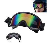 Gafas de Esqui, Gafas Ski, Máscara para La Nieve, Gafas de Esquiar, Ski Goggles, Mascara Esqui, Snowboard Nieve Espejo, Mascara Ventisca, Máscara Motocross para Hombre Mujer Adultos Juventud