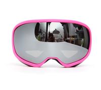 Gafas de esquí rosas nuevas con doble lente antiniebla UV para snowboard motos de nieve y motocicletas