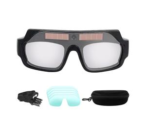 Gafas de fabricación de metal: máscara de soldadura ajustable, protector de visión de seguridad, gafas y cómodo | Solución de almacenamiento de maletín portátil para artesanía indust