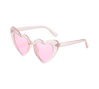 Gafas de forma de corazón: tonos de moda modernos portátiles, gafas lindas transparentes | Gafas de sol en negrita UV Festival, accesorios para la fiesta de pop color, mirada llamativa a las celebraci