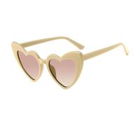 Gafas de forma de corazón: tonos de moda modernos portátiles, gafas lindas transparentes | Gafas de sol en negrita UV Festival, accesorios para la fiesta de pop color, mirada llamativa a las celebraci
