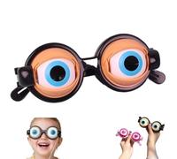 Gafas de guiño, gafas parpadeantes novedosas, gafas de sol divertidas para adultos, el accesorio definitivo para selfies (A)