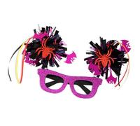 Gafas de Halloween con diseño de calavera, para fiestas, accesorios para fotos, celebraciones, fiestas, decoraciones festivas, marcos de gafas con purpurina