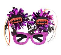 Gafas de Halloween con diseño de calavera, para fiestas, accesorios para fotos, celebraciones, fiestas, decoraciones festivas, marcos de gafas con purpurina