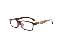 Gafas de Lectura Anti Blue Light Gafas de Lectura TR90 Unisex Hombres Mujeres,para La Lucha Contra La Fatiga Contra Los Ojos,3 Colores,Dioptría (+3.75,Marrón)