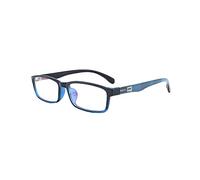 Gafas de Lectura Anti Blue Light Gafas de Lectura TR90 Unisex Hombres Mujeres,para La Lucha Contra La Fatiga Contra Los Ojos,3 Colores,Dioptría (+2.00,Azul)