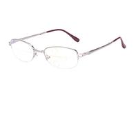 Gafas de Lectura Anti-luz Azul,Gafas de Lectura Plegables,Gafas de Lectura para Mujeres,Doble Propósito Cercano Y Lejano,Lente de Resina HD,Dioptría (+1.25,Silver)