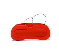 Gafas de lectura con soporte nasal para pellizcar, visión ultraligera, mini portátiles para hombres y mujeres con funda para gafas, color rojo, +2,5 dioptrías (1 unidad)