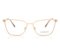 Versace Mujer VE1275 1412 Monturas ópticas Acero Oro Transparente Pillow Normal