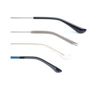 Gafas de lectura de silicona, gafas de sol, punta de patilla, ganchos for las orejas, soporte de agarre(Round Trans-3)