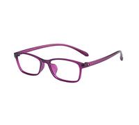 Gafas de Lectura,Gafas de Lectura Anti Luz Azul,Gafas de Ayuda Visual,Diseño de Fotograma Completo,Gafas Rectangular Practicas Comodo,Lente de Resina HD,para Mujeres (+2.75,Purple)