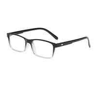 Gafas de Lectura,Gafas de Lectura Anti Luz Azul,Gafas de Ayuda Visual,Gafas de Protección Radiológica,Portátiles Y Cómodas,Templos de Material TR,Dioptrías (+3.00,Black)
