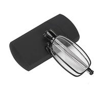 Gafas de Lectura, Gafas de Lectura para Mujeres Y Hombres, Luz Azul, Lectores Negros de Moda, Gafas Presbiópicas Plegables con Estuche Portátil para Hombres Mayores Y Mujeres(250)