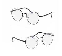 Gafas de Lectura, Gafas para Presbicia para Hombres y Mujeres, Buena Vision Ligeras Comodas, Vista de Cerca/Vista Cansada, Bisagras de Resorte Anti(Negro,2.5 x)