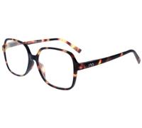 Gafas de lectura modernas de plástico mate GRETA con bisagra de resorte de alta calidad Havana + 1,50 dpt