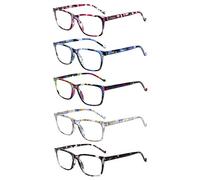 Gafas de lectura para hombres y mujeres, cómodas bisagras de resorte para leer, 5 Mix-2, M