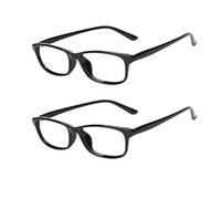 Gafas de Lectura para Mujer de Moda,Anteojos de Lectura con Luz Azul Anti,Protección Contra La Radiación Antifatiga,Lente de Resina HD,Dioptría (+1.50,2 Black)